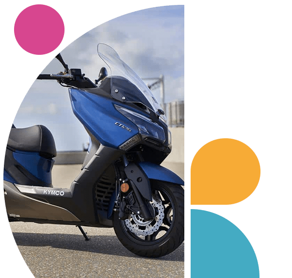 scooter-kymco-bleu-et-noir-x-town-125