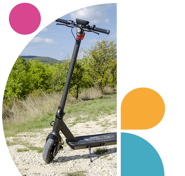 trottinette wispeed noire et rouge